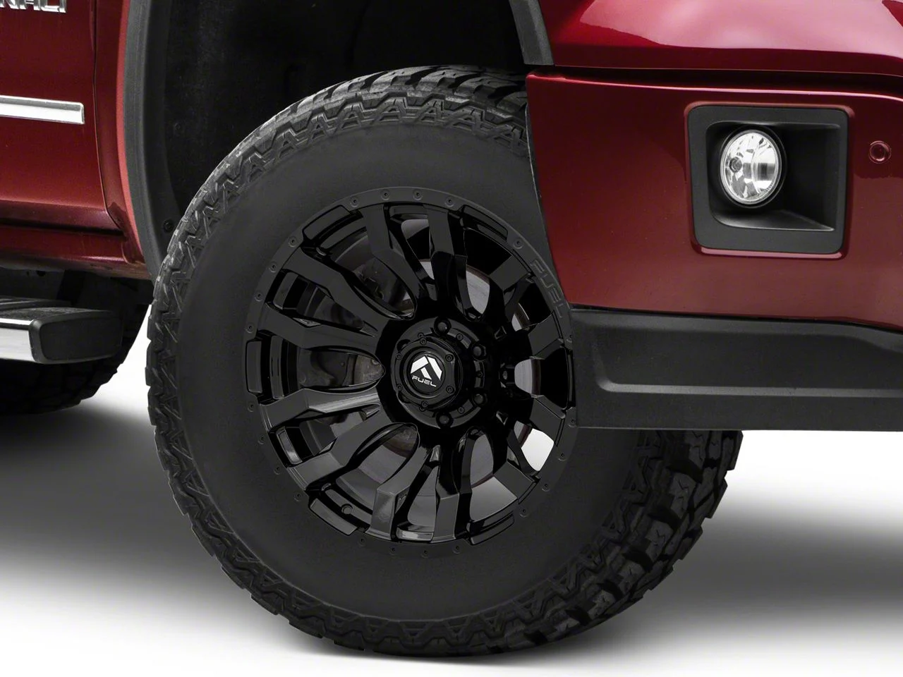Fuel Wheels Blitz Gloss Black 6-Lug Wheel; 17x9; -12mm Offset (14-18 Sierra 1500)