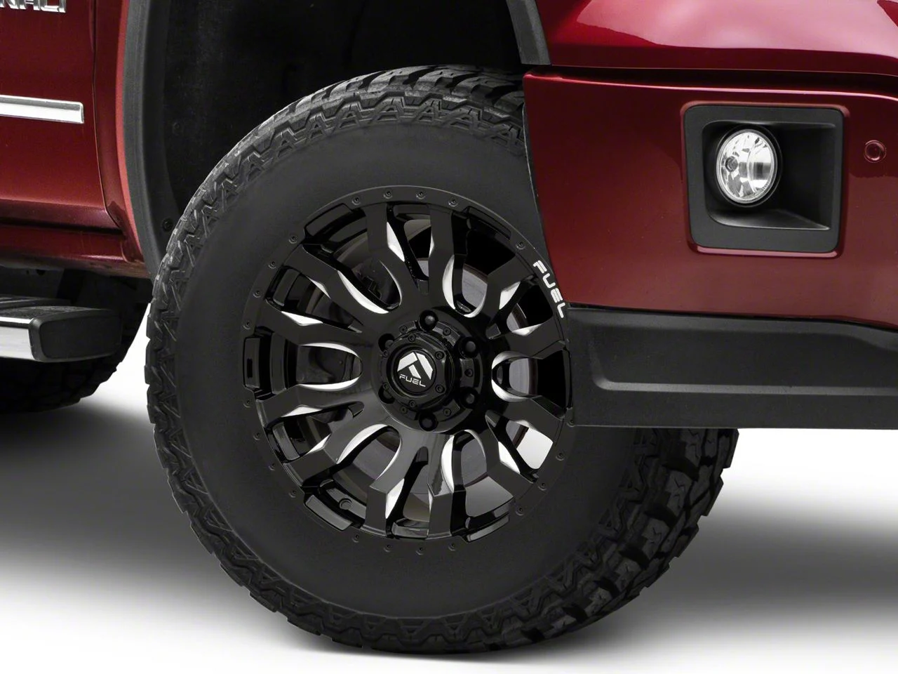 Fuel Wheels Blitz Gloss Black Milled 6-Lug Wheel; 17x9; -12mm Offset (14-18 Sierra 1500)