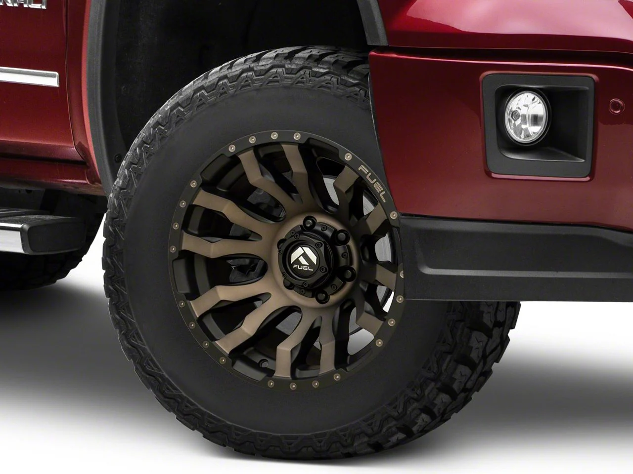 Fuel Wheels Blitz Matte Black with Dark Tint 6-Lug Wheel; 17x9; 1mm Offset (14-18 Sierra 1500)