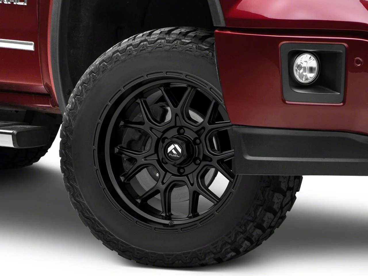 Fuel Wheels Tech Matte Black 6-Lug Wheel; 20x10; -18mm Offset (14-18 Sierra 1500)