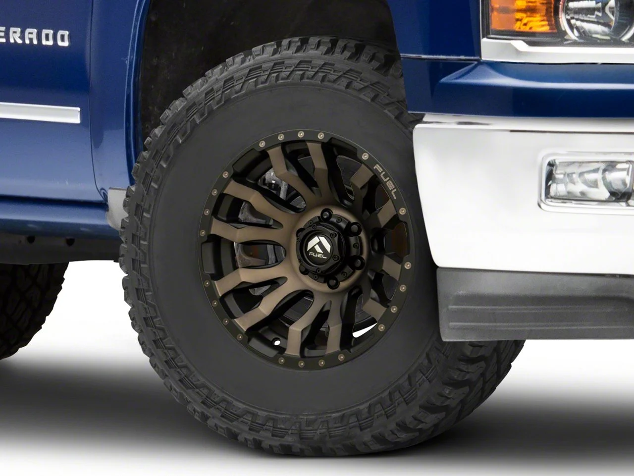 Fuel Wheels Blitz Matte Black with Dark Tint 6-Lug Wheel; 17x9; 1mm Offset (14-18 Silverado 1500)