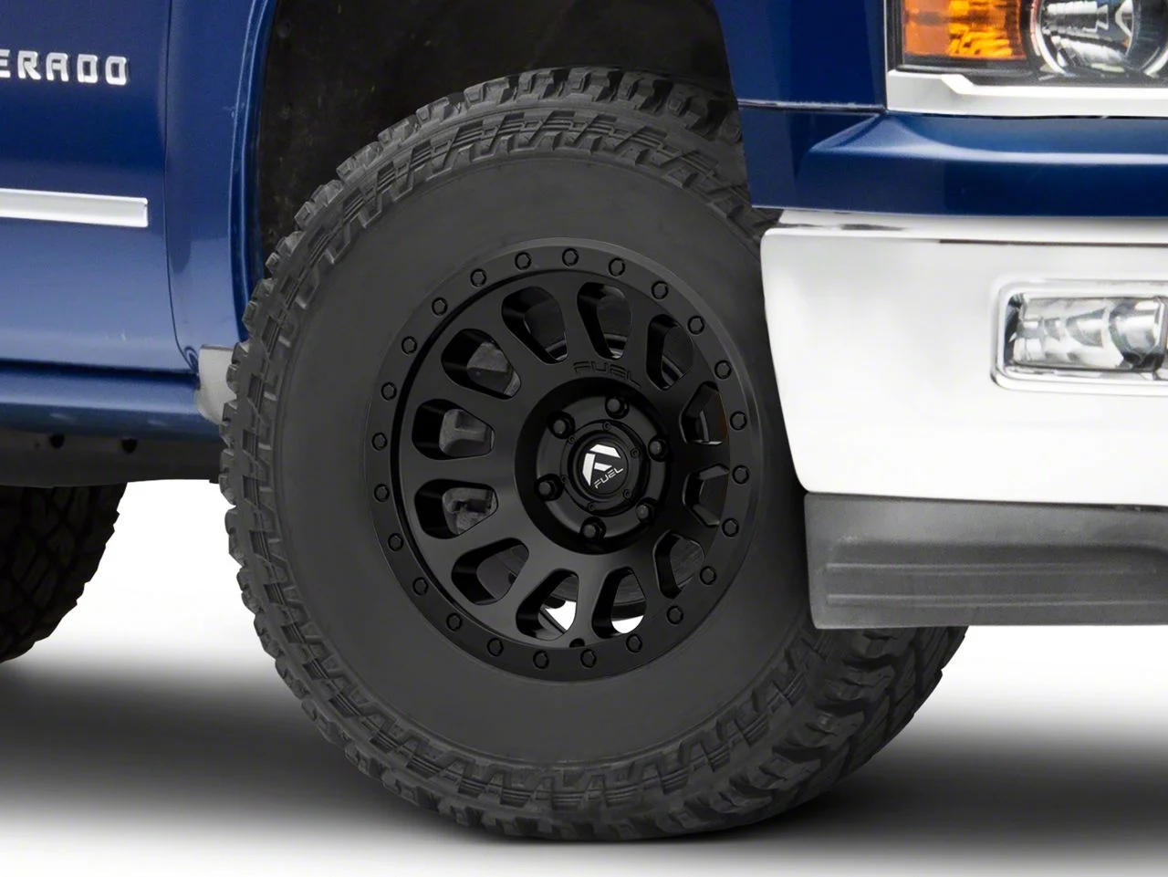 Fuel Wheels Vector Matte Black 6-Lug Wheel; 17x8.5; -6mm Offset (14-18 Silverado 1500)