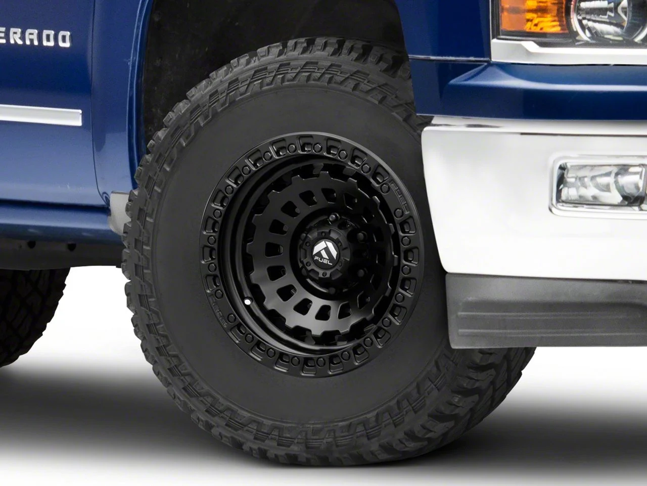 Fuel Wheels Zephyr Matte Black 6-Lug Wheel; 17x9; -12mm Offset (14-18 Silverado 1500)