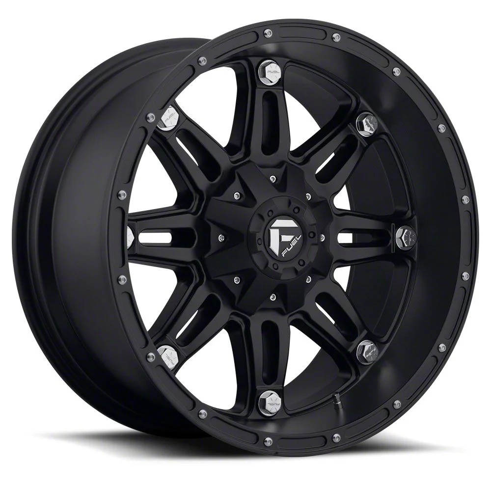 Fuel Wheels Hostage Matte Black 8-Lug Wheel; 17x9; -12mm Offset (17-22 F-350 Super Duty SRW)