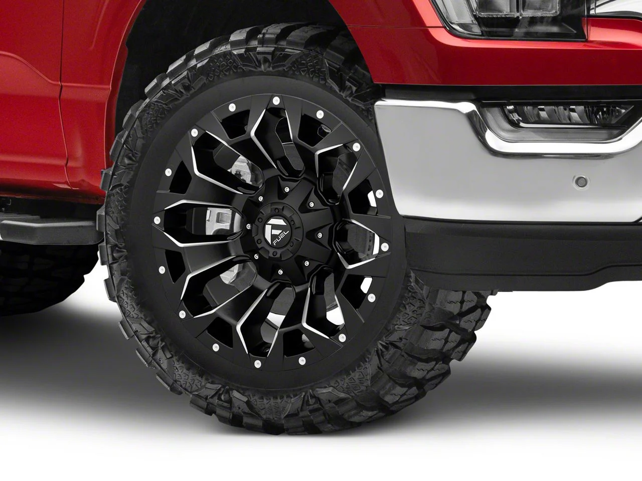 Fuel Wheels Assault Satin Black Milled 6-Lug Wheel; 20x9; 20mm Offset (21-26 F-150)