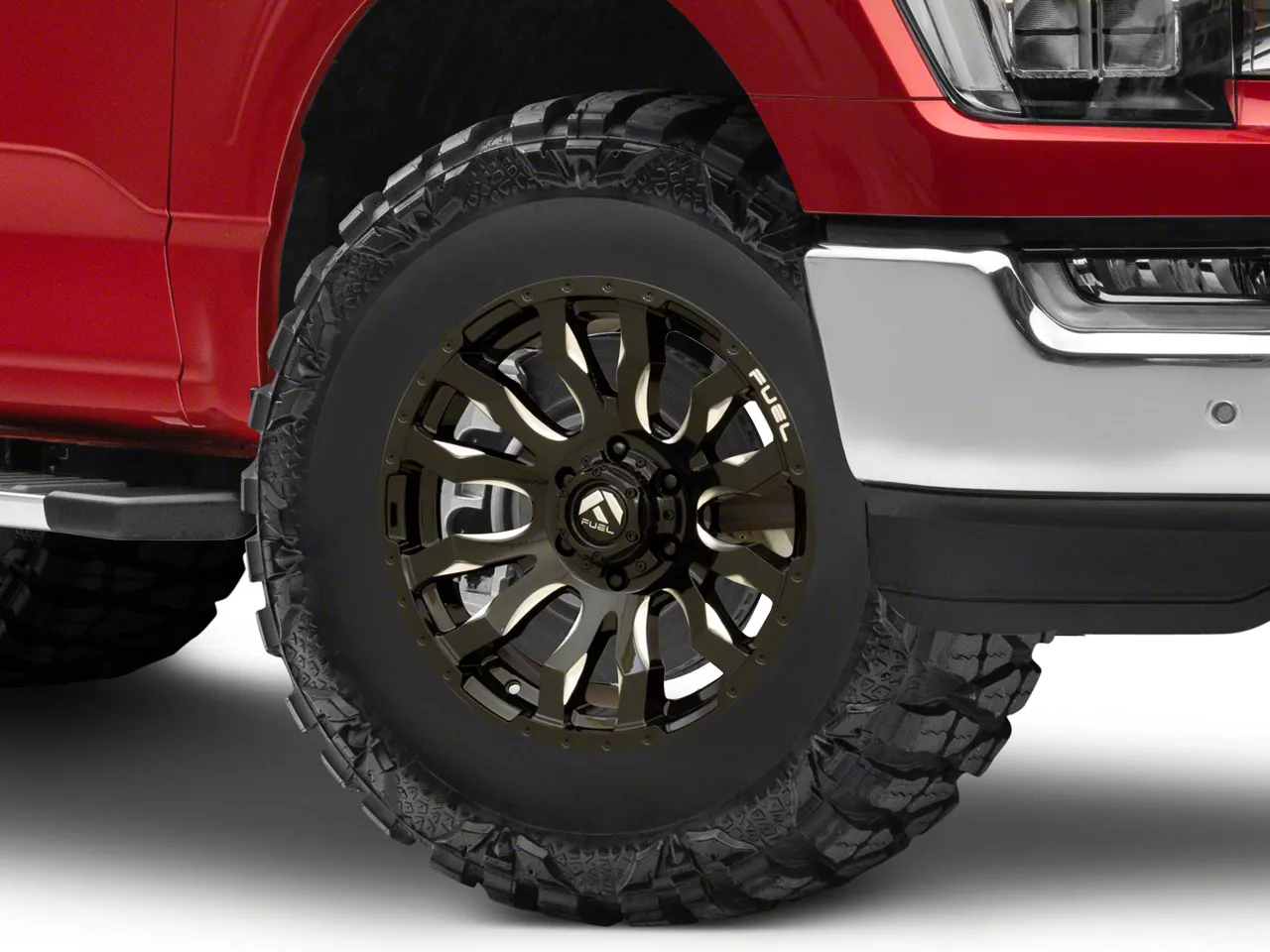 Fuel Wheels Blitz Gloss Black Milled 6-Lug Wheel; 17x9; 1mm Offset (21-26 F-150)