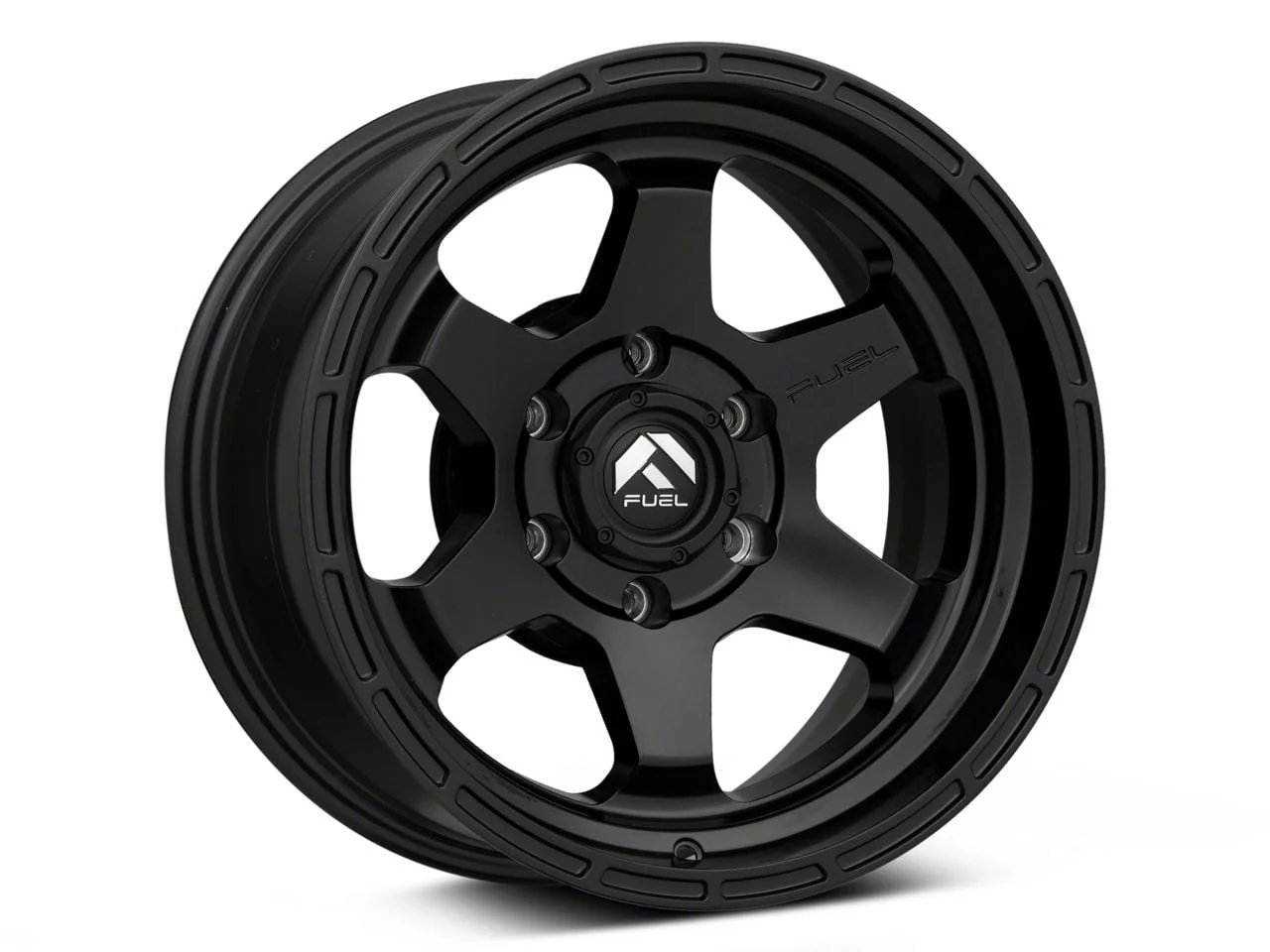 Fuel Wheels Shok Matte Black 6-Lug Wheel; 17x9; 1mm Offset (21-26 F-150)