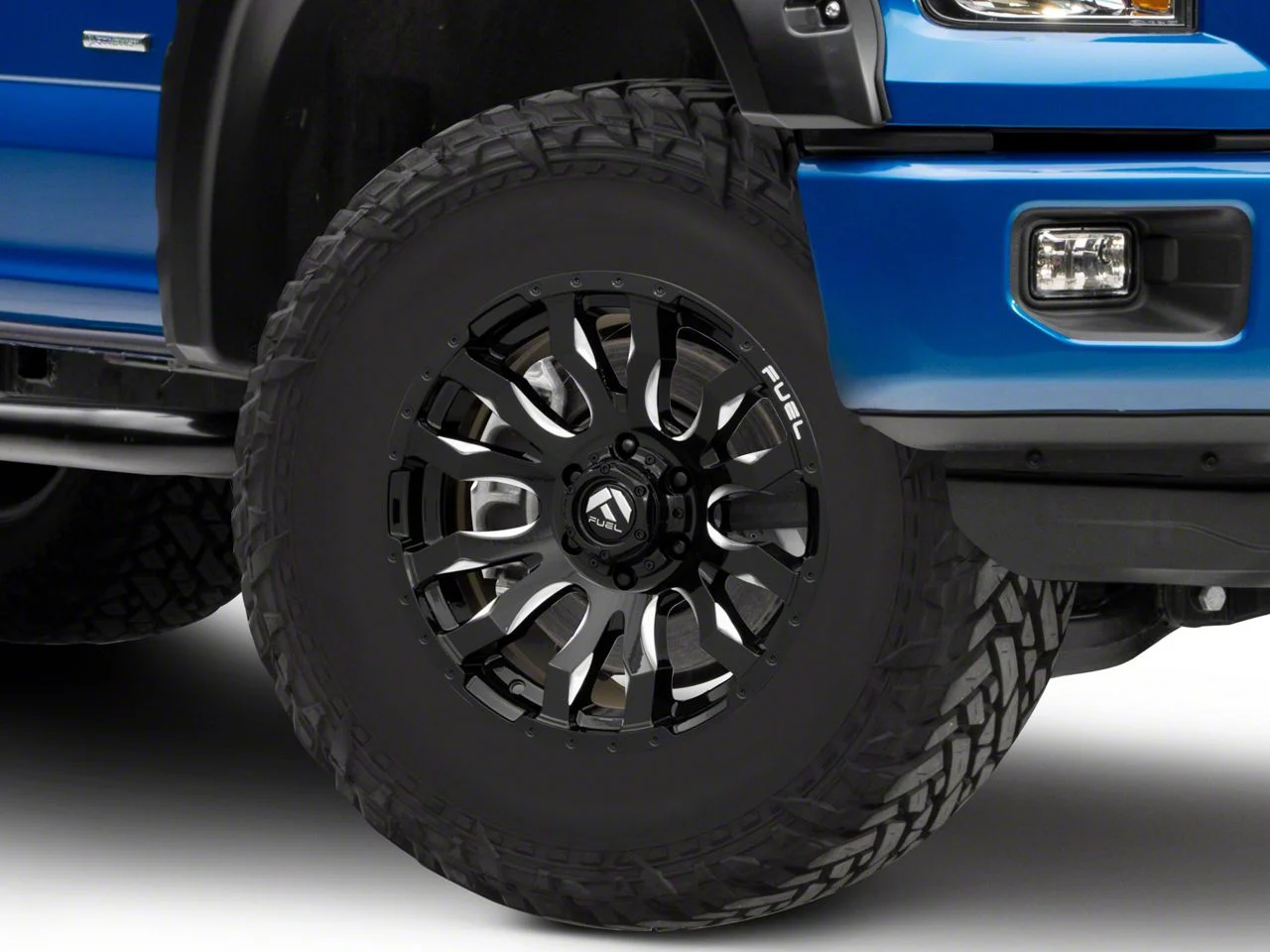 Fuel Wheels Blitz Gloss Black Milled 6-Lug Wheel; 17x9; -12mm Offset (15-20 F-150)