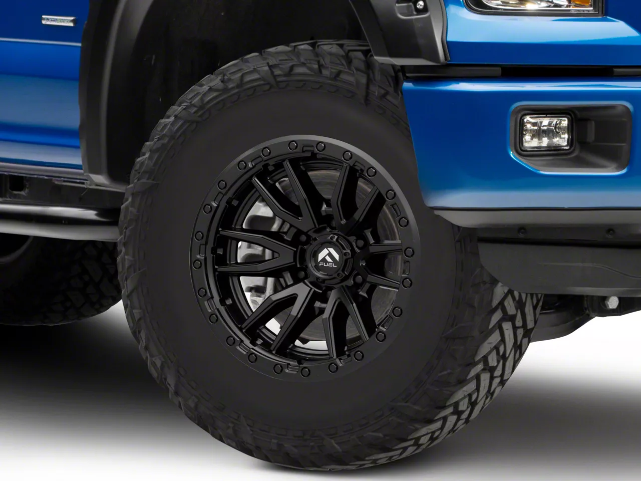 Fuel Wheels Rebel Matte Black 6-Lug Wheel; 17x9; 1mm Offset (15-20 F-150)