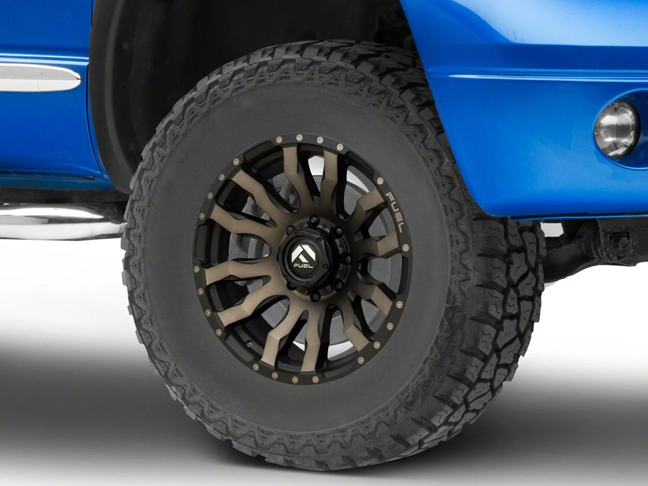 Fuel Wheels Blitz Matte Black Double Dark Tint 8-Lug Wheel; 18x9; -12mm Offset (06-08 RAM 1500 Mega Cab)