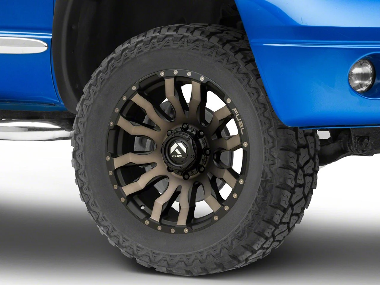 Fuel Wheels Blitz Matte Black Double Dark Tint 8-Lug Wheel; 20x9; 20mm Offset (06-08 RAM 1500 Mega Cab)