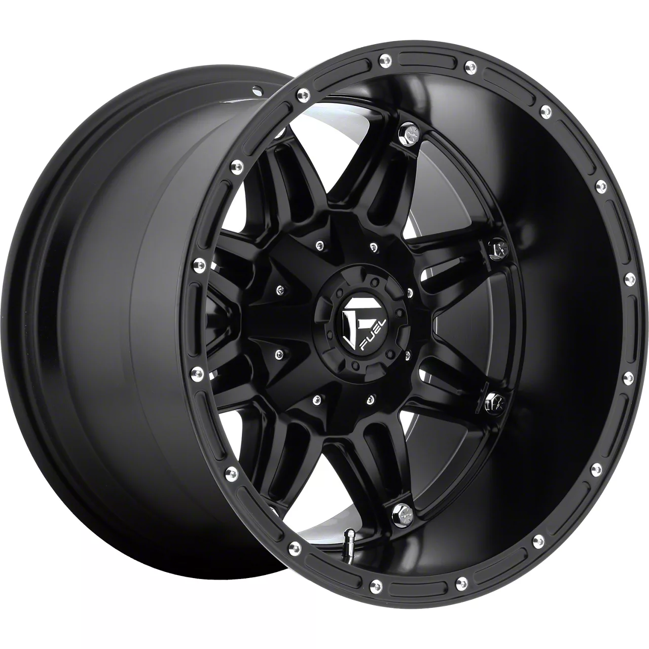 Fuel Wheels Hostage Matte Black 8-Lug Wheel; 18x12; -44mm Offset (06-08 RAM 1500 Mega Cab)