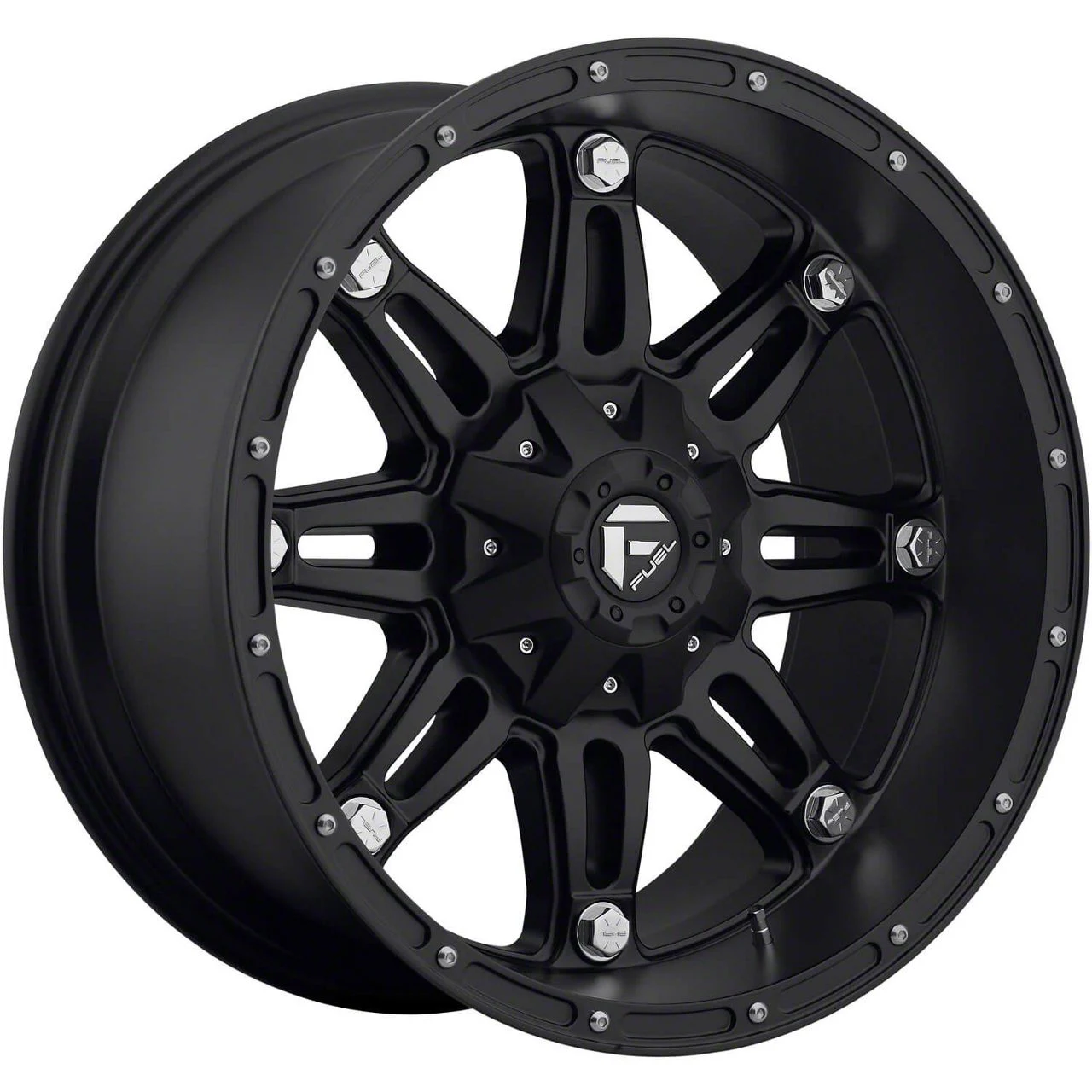Fuel Wheels Hostage Matte Black 8-Lug Wheel; 20x10; -18mm Offset (06-08 RAM 1500 Mega Cab)