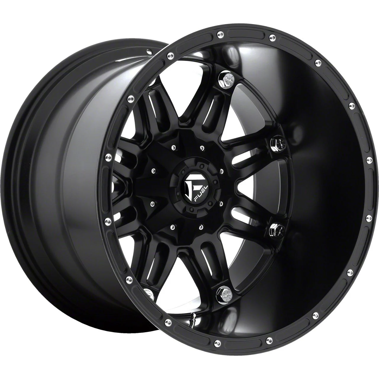Fuel Wheels Hostage Matte Black 8-Lug Wheel; 20x14; -76mm Offset (06-08 RAM 1500 Mega Cab)