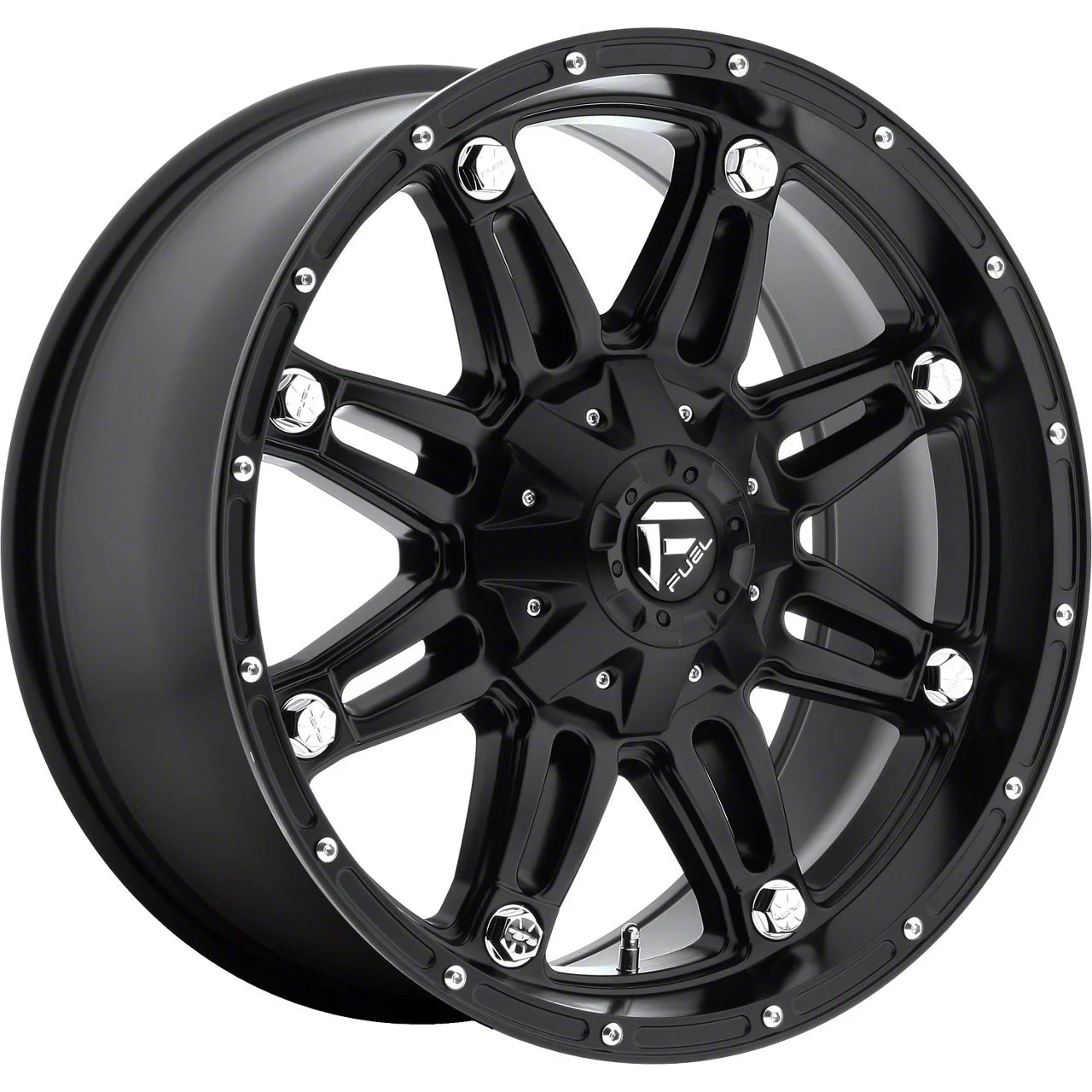 Fuel Wheels Hostage Matte Black 8-Lug Wheel; 20x9; 1mm Offset (06-08 RAM 1500 Mega Cab)