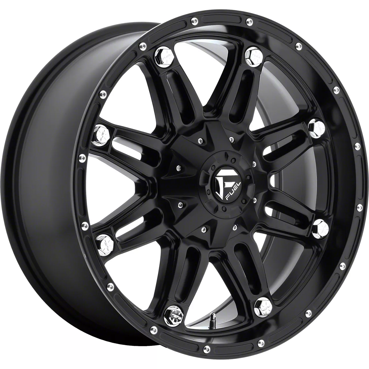 Fuel Wheels Hostage Matte Black 8-Lug Wheel; 20x9; 20mm Offset (06-08 RAM 1500 Mega Cab)