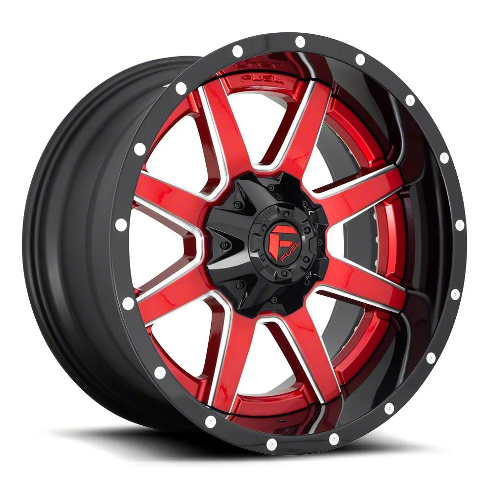 Fuel Wheels Maverick Gloss Red 8-Lug Wheel; 20x10; -19mm Offset (06-08 RAM 1500 Mega Cab)