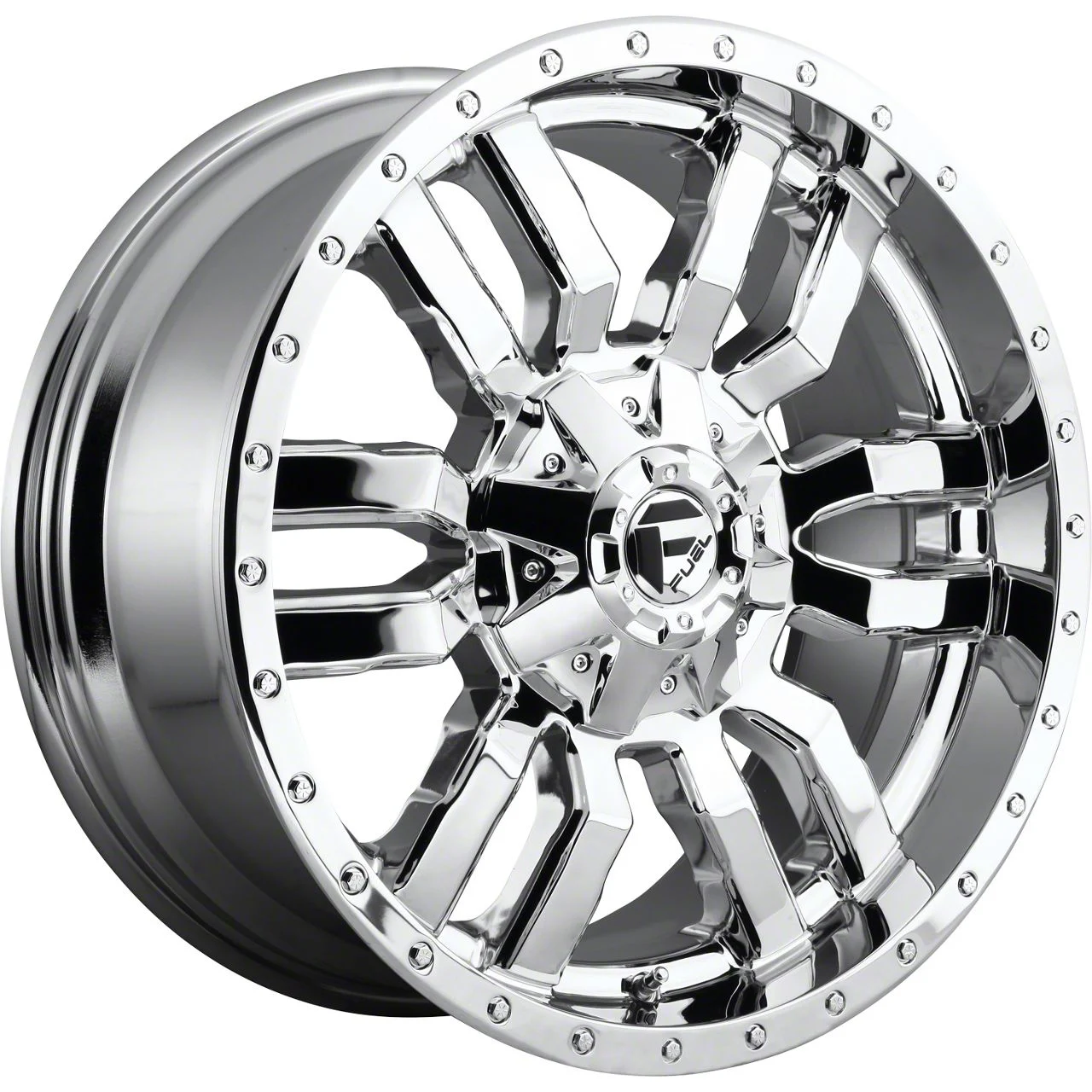 Fuel Wheels Sledge Chrome 8-Lug Wheel; 20x9; 1mm Offset (06-08 RAM 1500 Mega Cab)