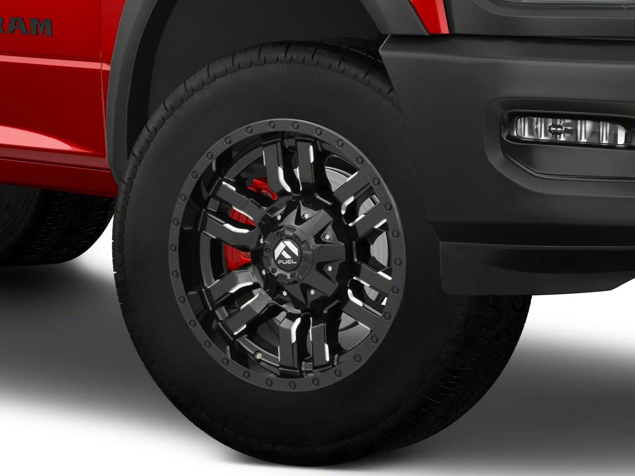 Fuel Wheels Sledge Gloss Black Milled 8-Lug Wheel; 20x9; 20mm Offset (19-26 RAM 2500)