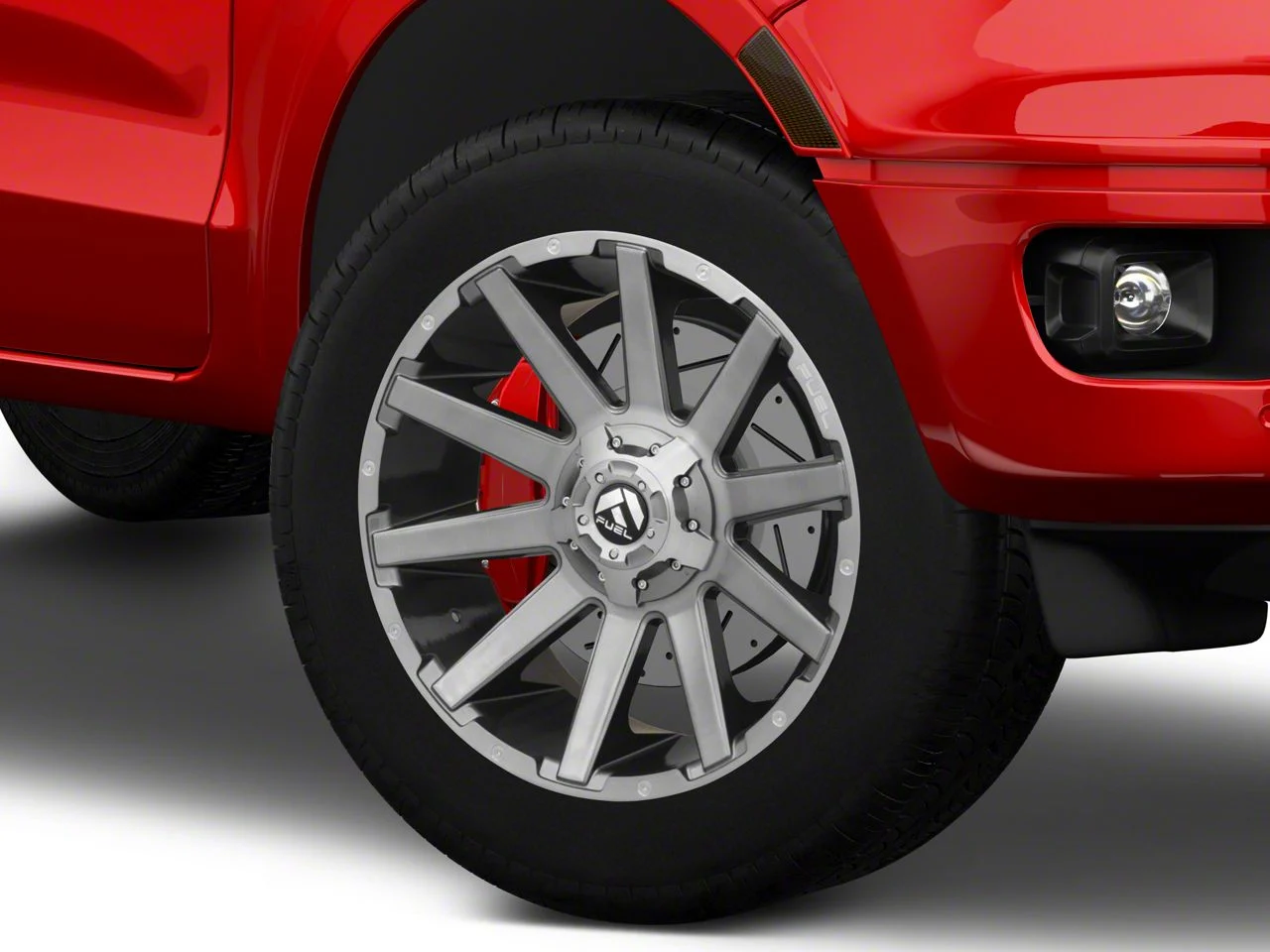 Fuel Wheels Contra Platinum Brushed Gunmetal 6-Lug Wheel; 20x9; 2mm Offset (19-23 Ranger)