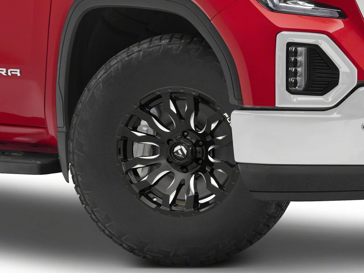 Fuel Wheels Blitz Gloss Black Milled 6-Lug Wheel; 17x9; 1mm Offset (19-26 Sierra 1500)