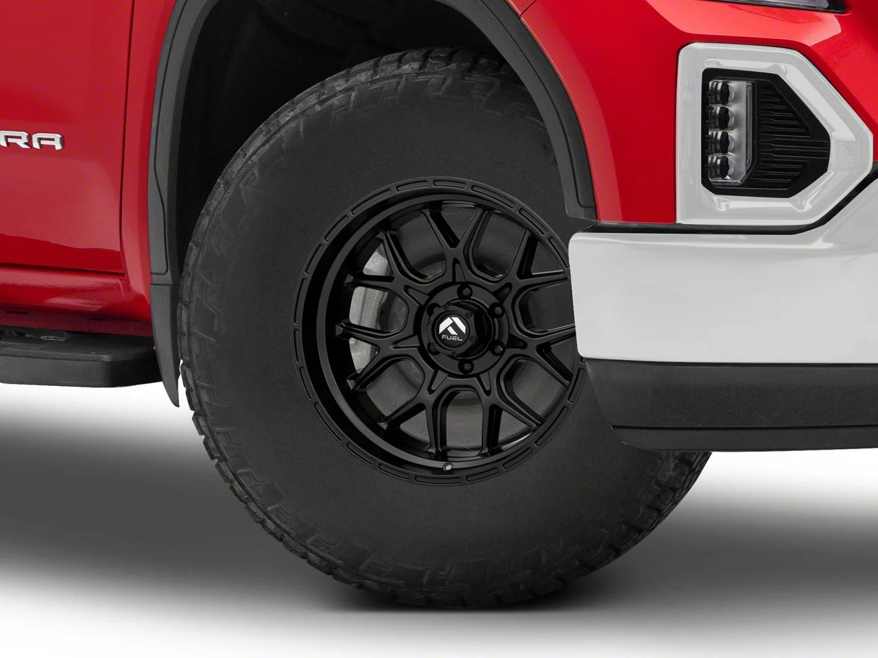 Fuel Wheels Tech Matte Black 6-Lug Wheel; 17x9; 1mm Offset (19-26 Sierra 1500)