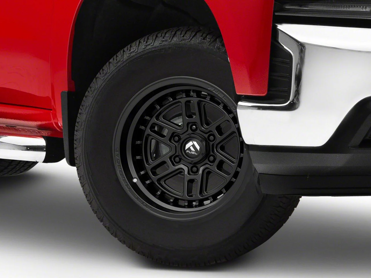 Fuel Wheels Nitro Matte Black 6-Lug Wheel; 17x9; 1mm Offset (19-26 Silverado 1500)