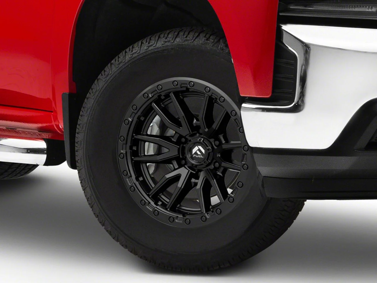 Fuel Wheels Rebel Matte Black 6-Lug Wheel; 17x9; 1mm Offset (19-26 Silverado 1500)