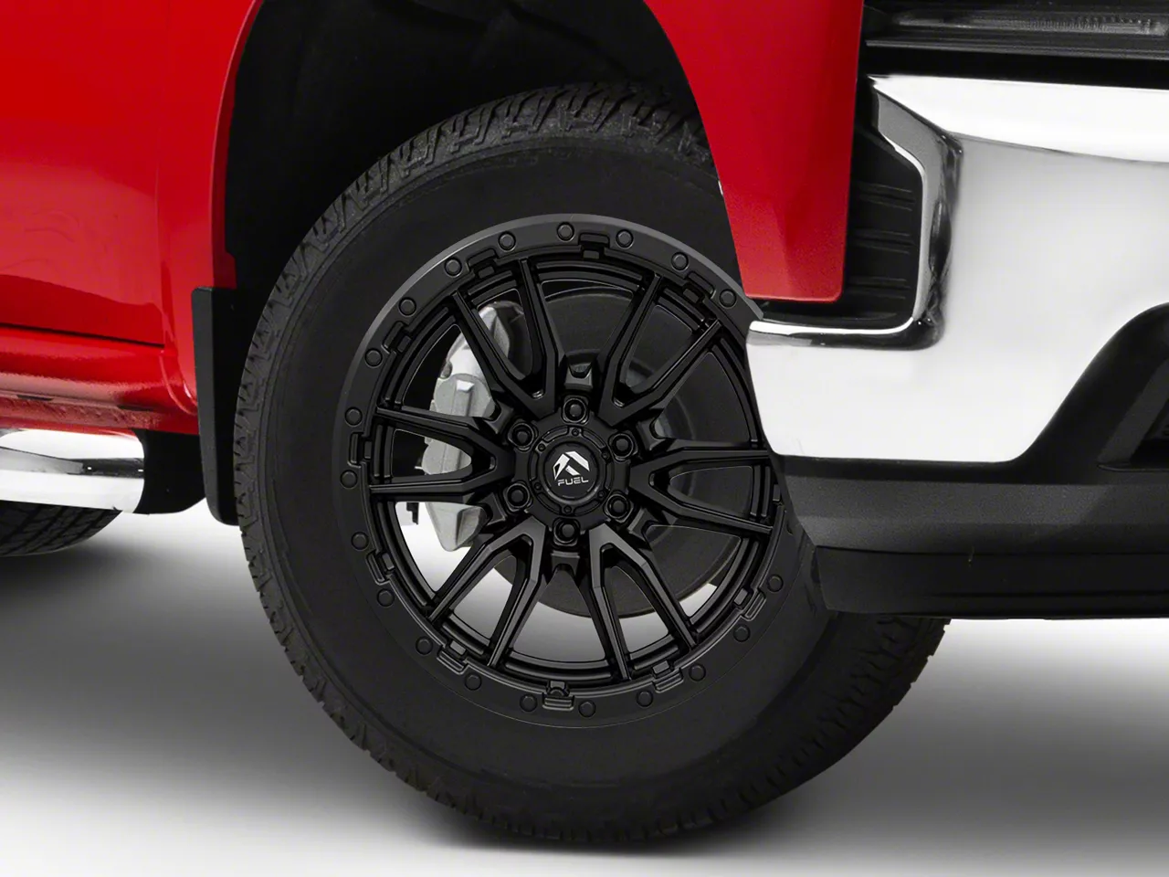 Fuel Wheels Rebel Matte Black 6-Lug Wheel; 20x10; -18mm Offset (19-26 Silverado 1500)