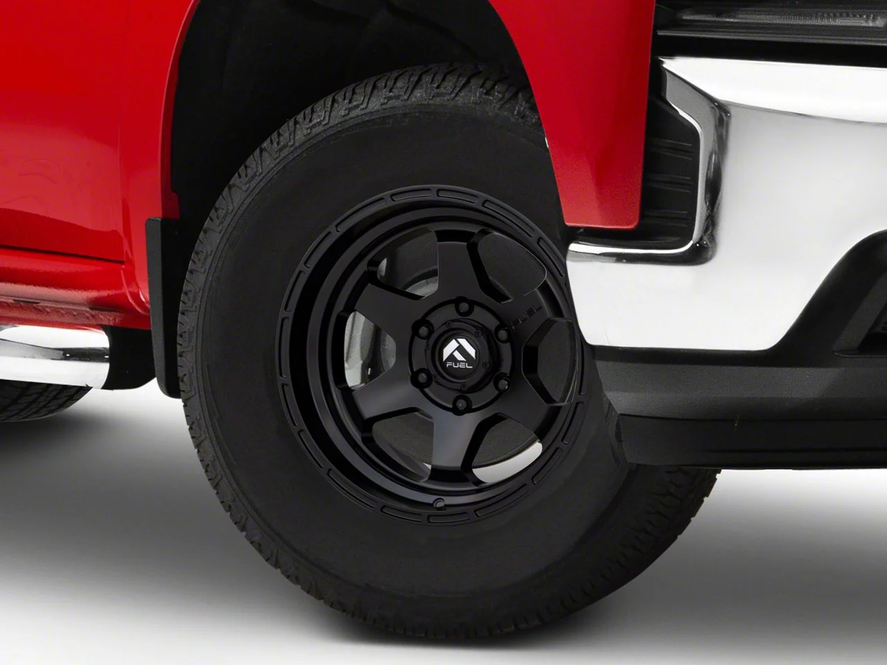 Fuel Wheels Shok Matte Black 6-Lug Wheel; 17x9; -12mm Offset (19-26 Silverado 1500)