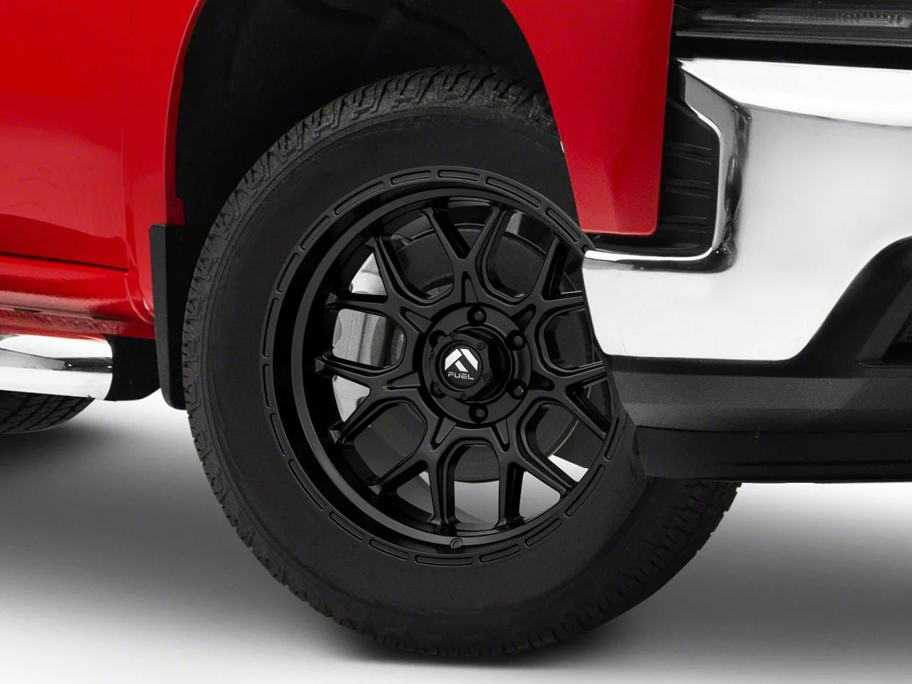 Fuel Wheels Tech Matte Black 6-Lug Wheel; 20x10; -18mm Offset (19-26 Silverado 1500)