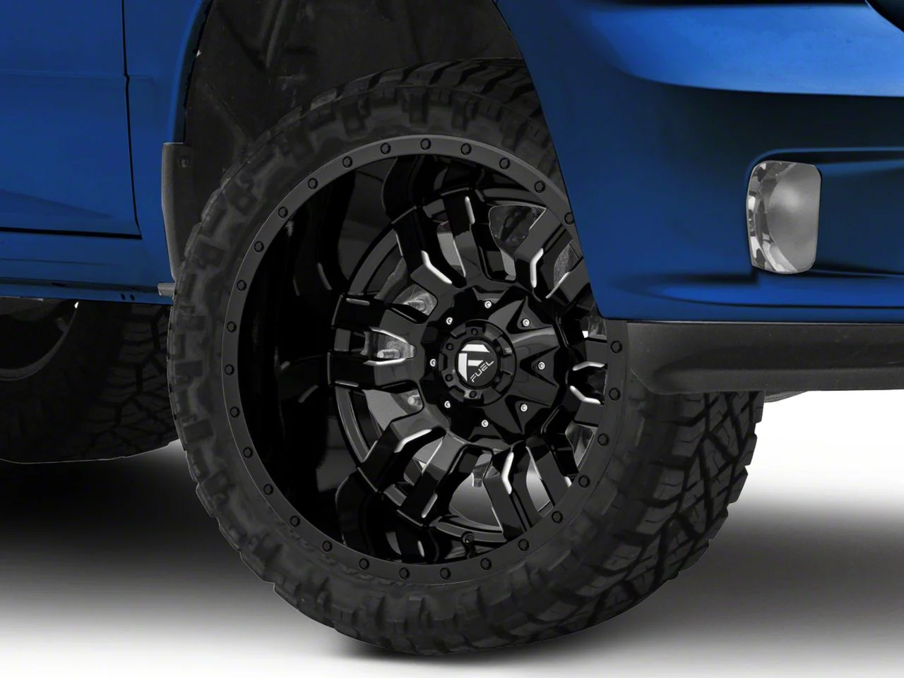 Fuel Wheels Sledge Gloss Black Milled 5-Lug Wheel; 22x12; -44mm Offset (09-18 RAM 1500)