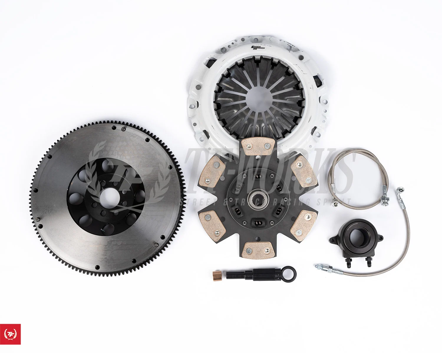 Clutch Masters FX400 Clutch Kit with Billet Hydraulic Slave + Lightweight Steel Flywheel - 07-08 350Z/ 09-14 370Z