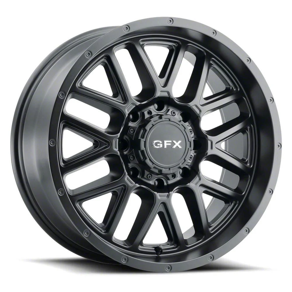 G-FX TM-5 Matte Black 6-Lug Wheel; 20x10; -19mm Offset (21-26 F-150)