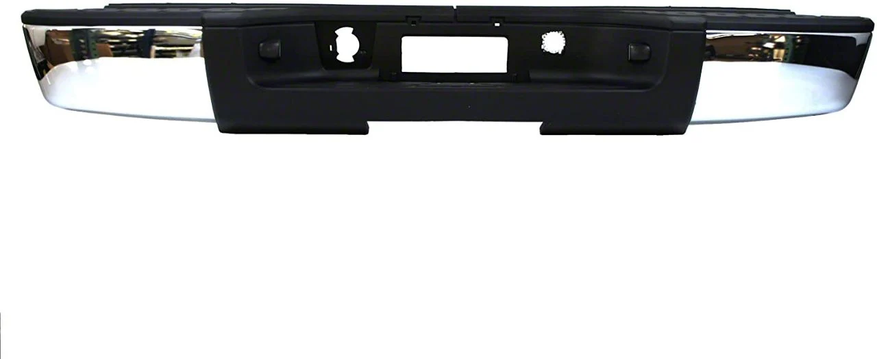 Bumper Assembly; Rear; With Rear Object Sensors; Chrome (07-13 Sierra 1500)