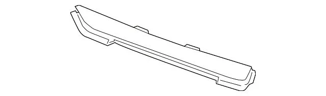 Bumper Cover Molding; Front; Skid Plate (14-15 Sierra 1500)