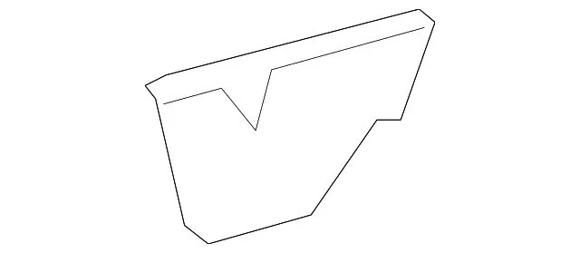 Bumper Cover Support; Front Left; Upper Cover; Rear Support (07-13 Sierra 1500)