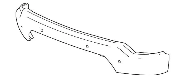 Front Bumper Face Bar; Not Pre-Drilled for Front Parking Sensors; Chrome (19-21 Sierra 1500)