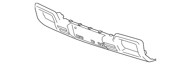 Bumper Guard; Front; Chrome; Skid Plate; Textured Black (14-15 Sierra 1500)