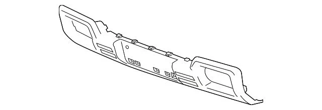 Bumper Guard; Front; Chrome; Skid Plate Smooth Gray (14-15 Sierra 1500)