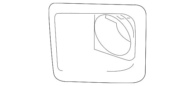 Bumper Insert; Front Left; Fog Lamp Bezel (14-15 Sierra 1500)