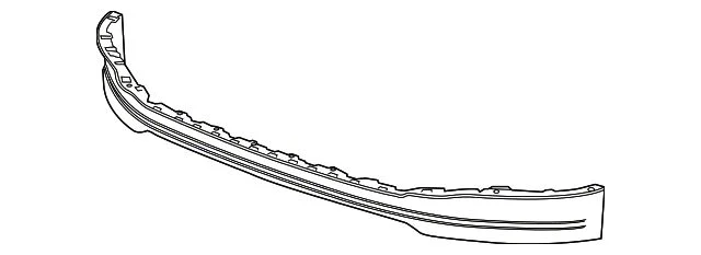 Front Bumper Fascia Air Deflector (14-15 Sierra 1500)