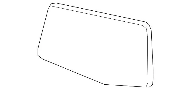 Door Mirror Glass; Left; Power; Heated; Without Spot Mirror and Auto Dimming; Without BLIS (19-26 Sierra 1500)