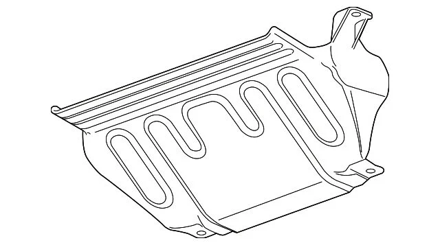 Lower Splash Shield (19-26 V8 Sierra 1500 Crew Cab)