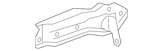 Fender Brace; Front Left; Rear Upper Bracket (14-18 Sierra 1500)