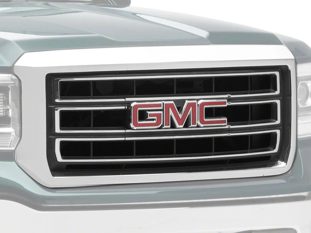 Grille; Without All Terrain Package and Z71 Package; Assembly (14-15 Sierra 1500)