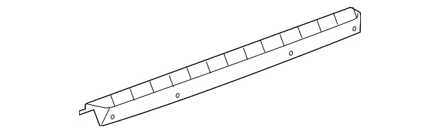 Tailgate Molding; Spoiler (07-13 Sierra 1500)