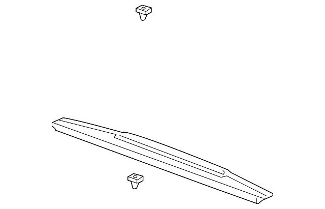 Tailgate Molding; Textured (19-26 Sierra 1500)