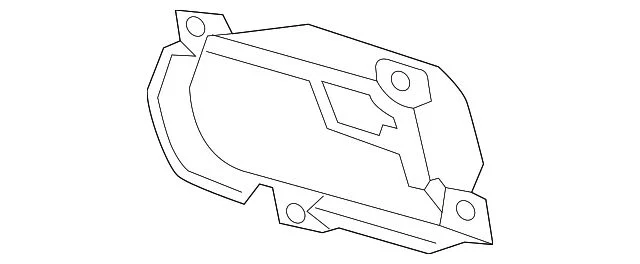 Tow Hook; Front Right (14-15 Sierra 1500)
