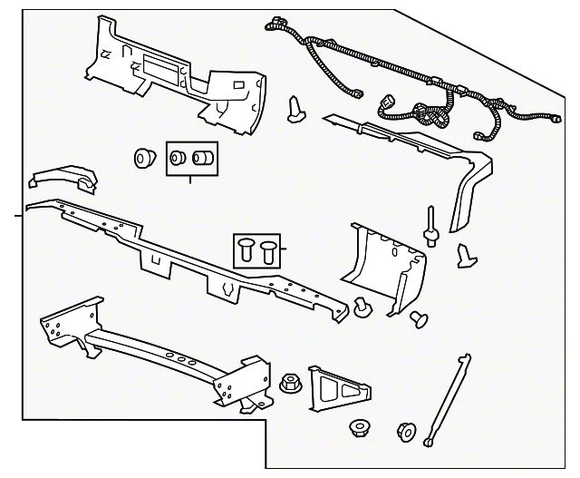 Bumper Assembly; Rear; Single Rear Wheel; Without Rear Object Sensor; Chrome (07-10 Sierra 2500 HD)